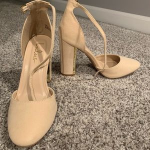 Lulus tan block heel